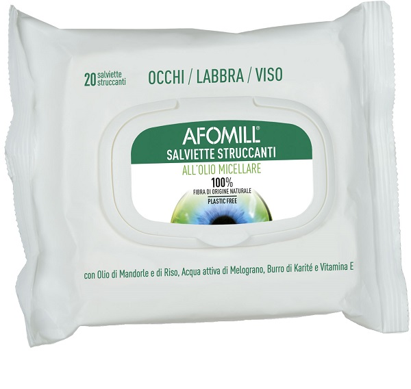AFOMILL SALVIETTINE STRUCCANTI OLIO MICELLARE - Farmacia Murachelli Di Putelli dr. Giovanni