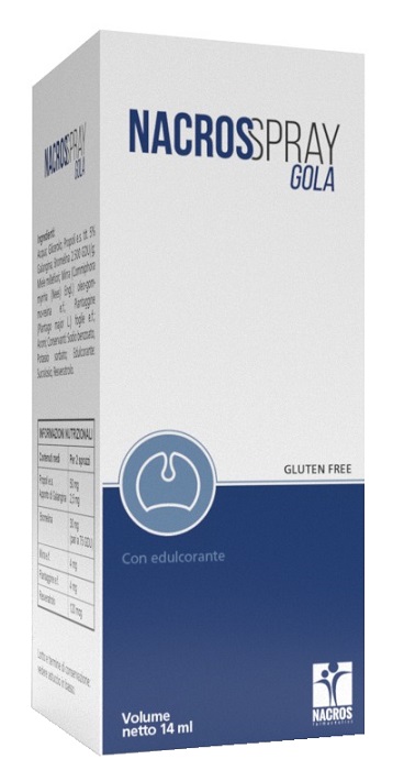 NACROS SPRAY GOLA 14 ML - Farmacia Murachelli Di Putelli dr. Giovanni