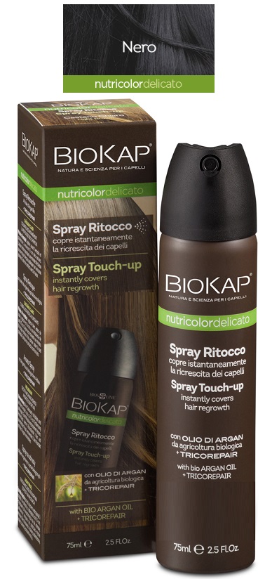 BIOS LINE BIOKAP NUTRICDEL SPRAY RITOCCO NERO 75 ML - Farmacia Murachelli Di Putelli dr. Giovanni