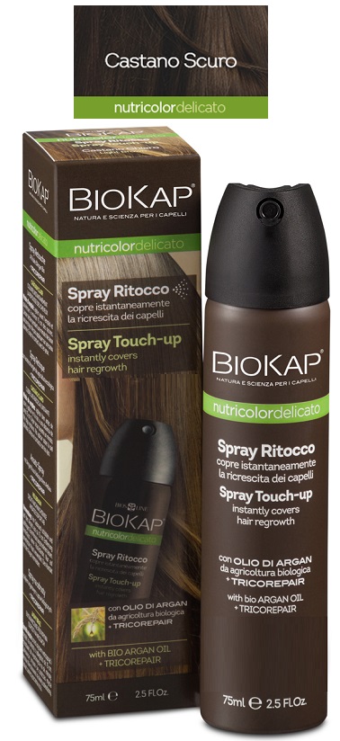 BIOS LINE BIOKAP NUTRIDEL SPRAY RITOCCO CASTANO SCURO 75 ML - Farmacia Murachelli Di Putelli dr. Giovanni