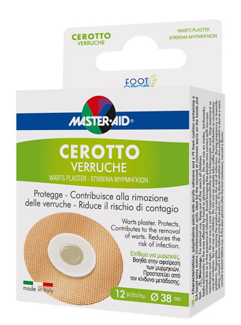 CEROTTO VERRUCHE MASTER-AID FOOTCARE 38 MM 12 PEZZI E3 - Farmacia Murachelli Di Putelli dr. Giovanni