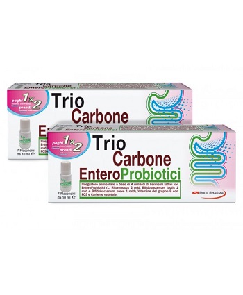 TRIOCARBONE ENTEROPROBIOTICI 7 FLACONCINI X 10 ML - Farmacia Murachelli Di Putelli dr. Giovanni