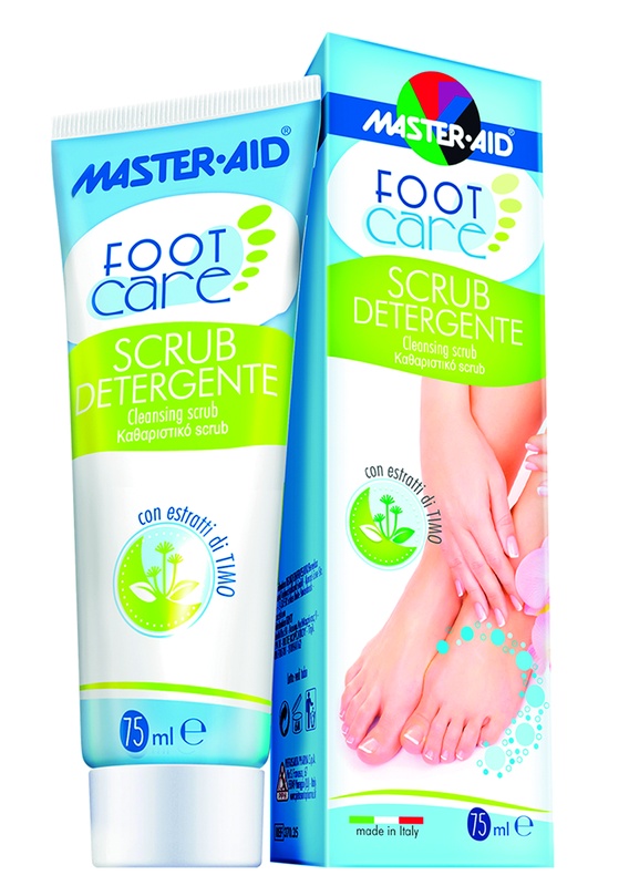 MASTER-AID FOOTCARE DETERGENTE SCRUB PER PIEDI 75 ML L4 - Farmacia Murachelli Di Putelli dr. Giovanni