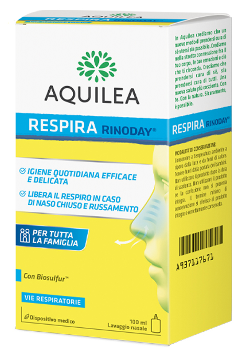 AQUILEA RESPIRA RINODAY 100 ML - Farmacia Murachelli Di Putelli dr. Giovanni