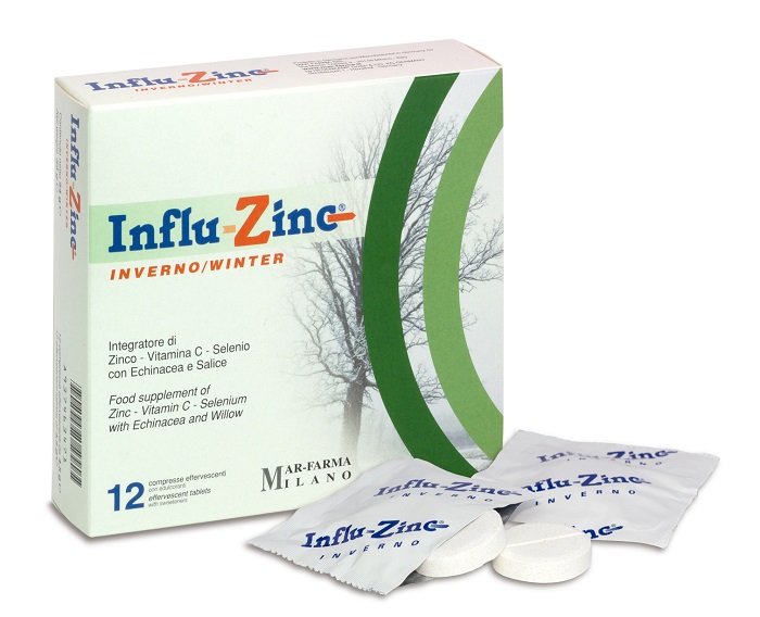 INFLUZINC INVERNO 12 COMPRESSE EFFERVESCENTI - Farmacia Murachelli Di Putelli dr. Giovanni