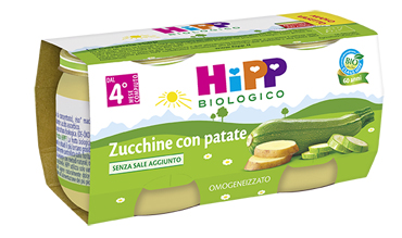 HIPP BIO HIPP BIO OMOGENEIZZATO ZUCCHINE CON PATATE 2X80 G - Farmacia Murachelli Di Putelli dr. Giovanni