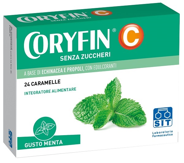 CORYFIN C SENZA ZUCCHERO MENTOLO 48 G - Farmacia Murachelli Di Putelli dr. Giovanni