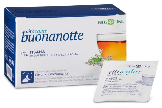 VITACALM BUONANOTTE TISANA 20 BUSTINE - Farmacia Murachelli Di Putelli dr. Giovanni