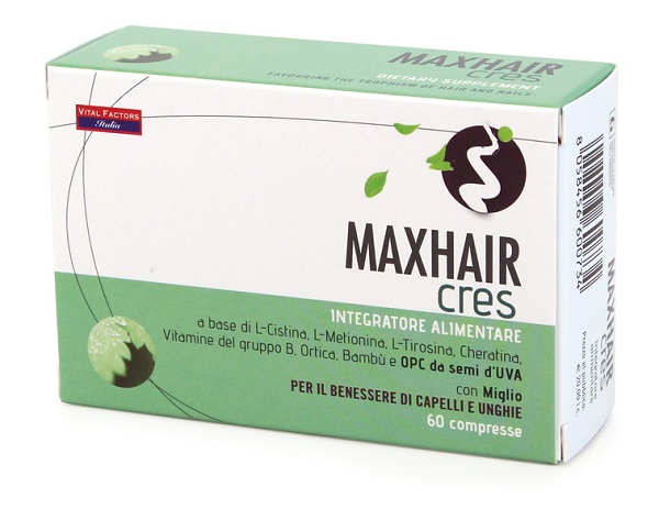 MAX HAIR CRES 60 COMPRESSE - Farmacia Murachelli Di Putelli dr. Giovanni