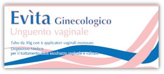 EVITA GINECOLOG UNGUENTO VAGINALE TUBO DA 30 G + 6 APPLICATORI VAGINALI MONOUSO - Farmacia Murachelli Di Putelli dr. Giovanni