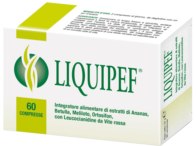 LIQUIPEF 60 COMPRESSE - Farmacia Murachelli Di Putelli dr. Giovanni