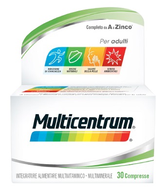 MULTICENTRUM ADULTI EFFERVESCENTE 30 COMPRESSE - Farmacia Murachelli Di Putelli dr. Giovanni