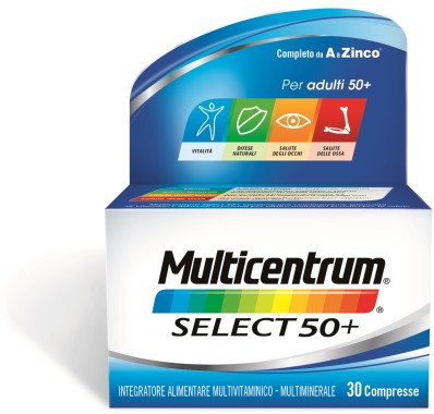 MULTICENTRUM SELECT 50+ 30 COMPRESSE - Farmacia Murachelli Di Putelli dr. Giovanni