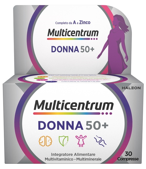MULTICENTRUM DONNA 50+ 30 COMPRESSE - Farmacia Murachelli Di Putelli dr. Giovanni