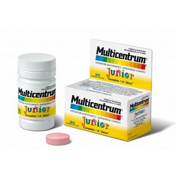 MULTICENTRUM JUNIOR 30 COMPRESSE - Farmacia Murachelli Di Putelli dr. Giovanni