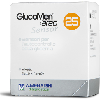 STRISCE MISURAZIONE GLICEMIA GLUCOMEN AREO SENSOR 25 PEZZI - Farmacia Murachelli Di Putelli dr. Giovanni