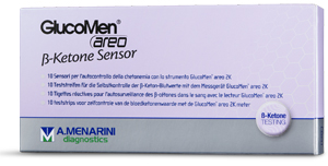 STRISCE MISURAZIONE CHETONEMIA GLUCOMEN AREO B-KETONE SENSOR 10 PEZZI - Farmacia Murachelli Di Putelli dr. Giovanni