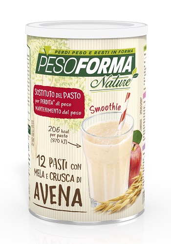 PESOFORMA NATURE SMOOTHIE MELA E CRUSCA AVENA 12 PASTI 420 G - Farmacia Murachelli Di Putelli dr. Giovanni