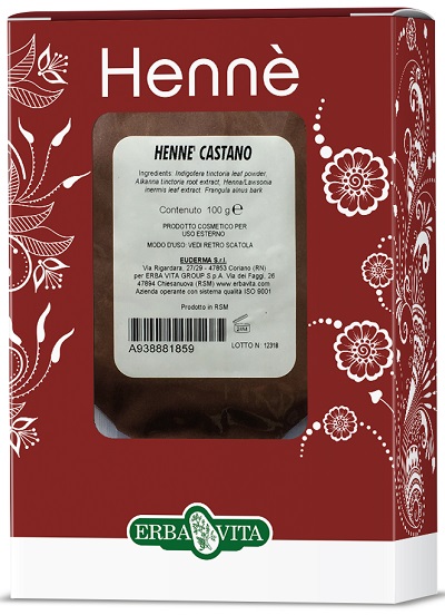 HENNE COLORANTE CAPELLI CASTANO 100 G - Farmacia Murachelli Di Putelli dr. Giovanni