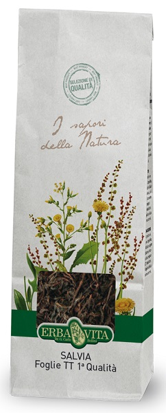 SALVIA TAGLIO TISANA PRIMA QUALITA' FOGLIE 100 G - Farmacia Murachelli Di Putelli dr. Giovanni