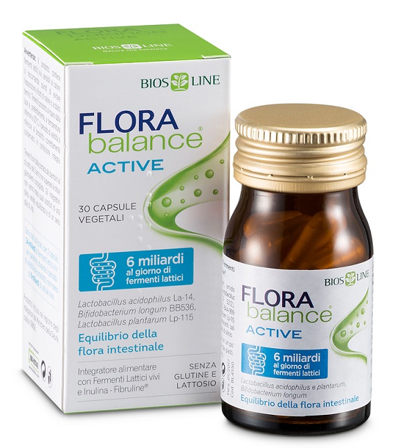 BIOSLINE FLORABALANCE ACTIVE 30 CAPSULE VEGETALI - Farmacia Murachelli Di Putelli dr. Giovanni