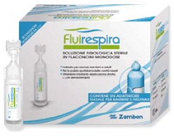 FLUIRESPIRA SOLUZIONE FISIOLOGICA STERILE 30 FLACONCINI MONODOSE DA 5ML - Farmacia Murachelli Di Putelli dr. Giovanni