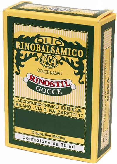 RINOSTIL GOCCE NASALI FLACONE 30ML OLIO RINOBALSAMICO PER LAPROTEZIONE DELLA MUCOSA NASALE E LA PULIZIA DELLE FOSSE NASALI - Farmacia Murachelli Di Putelli dr. Giovanni