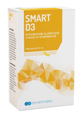 SMART D3 GOCCE 15 ML GUSTO BANANA - Farmacia Murachelli Di Putelli dr. Giovanni