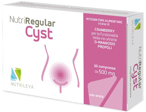 NUTRIREGULAR CYST 20 CAPSULE 500 MG - Farmacia Murachelli Di Putelli dr. Giovanni