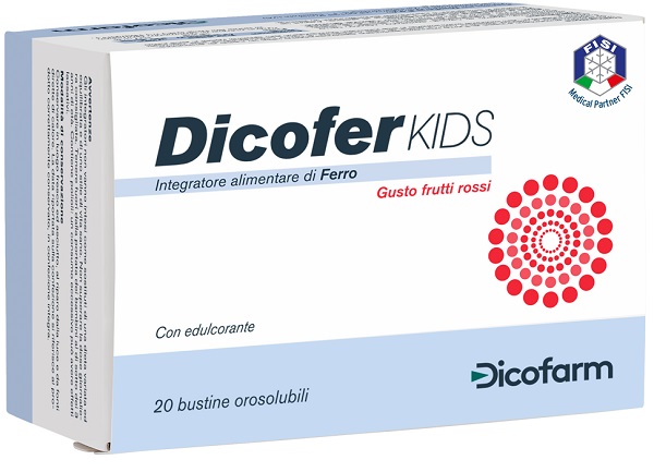 DICOFER KIDS 20 BUSTINE OROSOLUBILI - Farmacia Murachelli Di Putelli dr. Giovanni