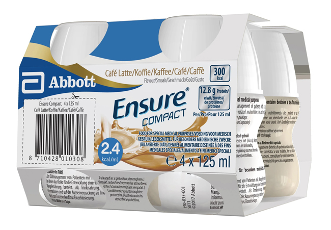 ENSURE COMPACT CAFFE 4 BOTTIGLIE DA 125 ML - Farmacia Murachelli Di Putelli dr. Giovanni