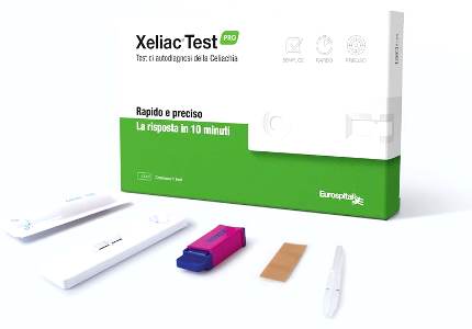 XELIAC TEST PRO DETERMINAZIONE ANTICORPI IGA E IGG ASSOCIATI ALLA MALATTIA CELIACA 1 PEZZO - Farmacia Murachelli Di Putelli dr. Giovanni
