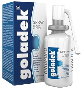 GOLADEK SPRAY NO ALCOOL 25 ML - Farmacia Murachelli Di Putelli dr. Giovanni