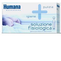 HUMANA SOLUZIONE FISIOLOGICA MONODOSE, 20 FLACONCINI DA 5ML - Farmacia Murachelli Di Putelli dr. Giovanni