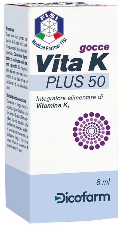 VITA K PLUS 50 GOCCE 6 ML - Farmacia Murachelli Di Putelli dr. Giovanni