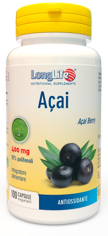 LONGLIFE ACAI 100 CAPSULE VEGETALI - Farmacia Murachelli Di Putelli dr. Giovanni