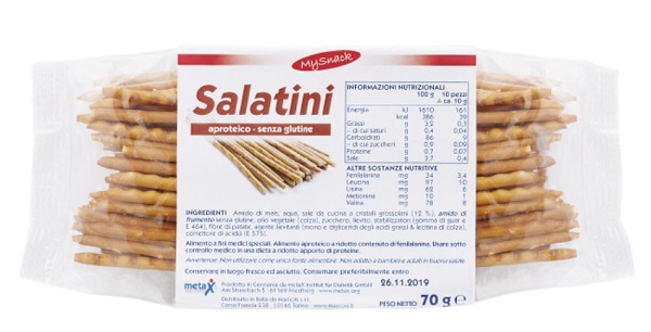 MY SNACK SALATINI 70 G - Farmacia Murachelli Di Putelli dr. Giovanni