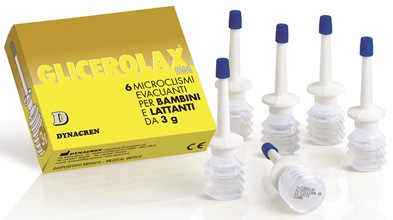 GLICEROLAX BAMBINI E LATTANTI MICROCLISMI EVACUANTI 6 PEZZI X 3 G CONTIENE AMIDO DI RISO - Farmacia Murachelli Di Putelli dr. Giovanni