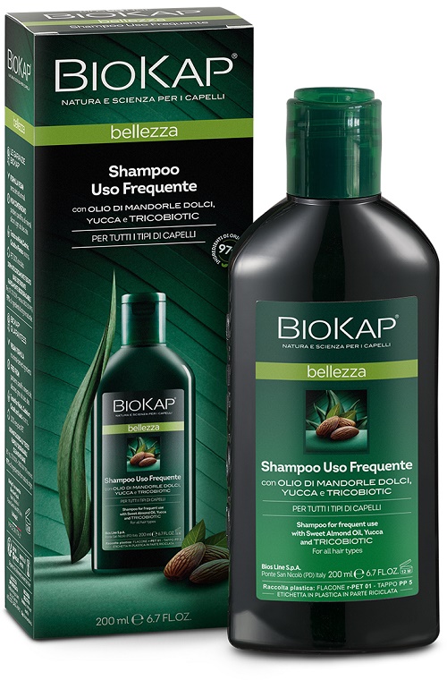 BIOKAP BELLEZZA SHAMPOO USO FREQUENTE CON TRICOBIOTIC 200 ML - Farmacia Murachelli Di Putelli dr. Giovanni