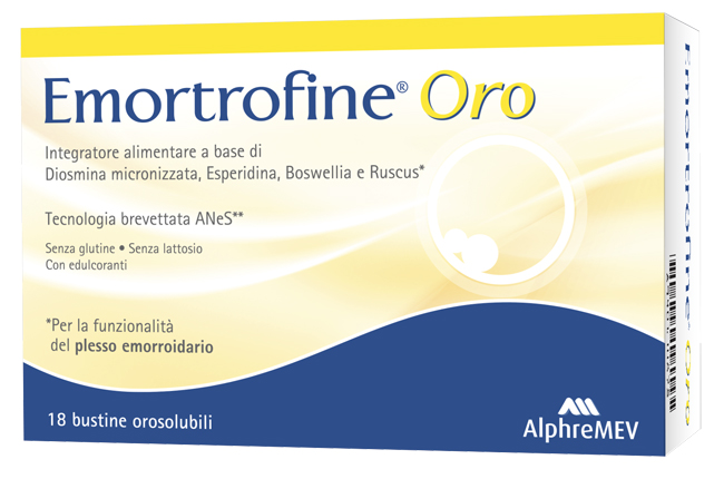 EMORTROFINE ORO 18 BUSTINE DA 3 G - Farmacia Murachelli Di Putelli dr. Giovanni
