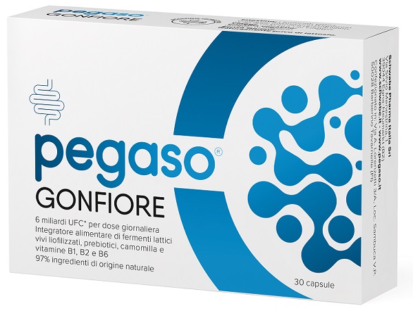 PEGASO GONFIORE 30 CAPSULE DA 100 MG SENZA GLUTINE NATURALMENTE PRIVO DI LATTOSIO - Farmacia Murachelli Di Putelli dr. Giovanni