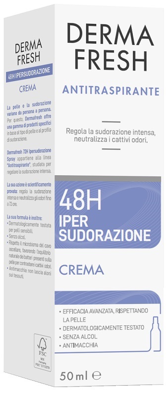 DERMAFRESH 48H IPERSUDORAZIONECREMA 50 ML - Farmacia Murachelli Di Putelli dr. Giovanni