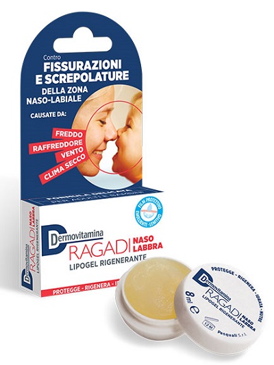 DERMOVITAMINA RAGADI NASO E LABBRA LIPOGEL RIGENERANTE 8 ML - Farmacia Murachelli Di Putelli dr. Giovanni