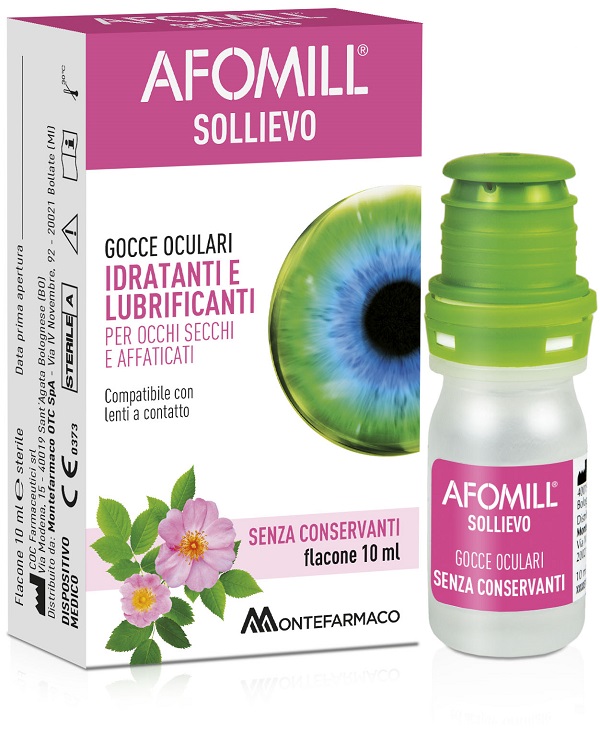 AFOMILL SOLLIEVO GOCCE OCULARI SOLLIEVO OCCHI 10 ML - Farmacia Murachelli Di Putelli dr. Giovanni