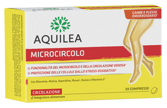 AQUILEA MICROCIRCOLO 30 COMPRESSE - Farmacia Murachelli Di Putelli dr. Giovanni