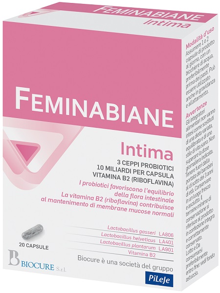 FEMINABIANE INTIMA 20 CAPSULE - Farmacia Murachelli Di Putelli dr. Giovanni