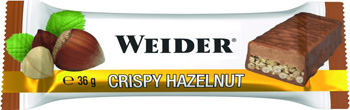 WEIDER FITNESS BARRETTA HAZELNUT 36 G - Farmacia Murachelli Di Putelli dr. Giovanni