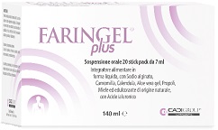 FARINGEL PLUS 20 STICK PACK 7 ML - Farmacia Murachelli Di Putelli dr. Giovanni