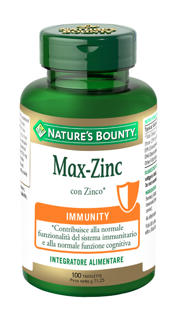MAX ZINC 100 TAVOLETTE - Farmacia Murachelli Di Putelli dr. Giovanni