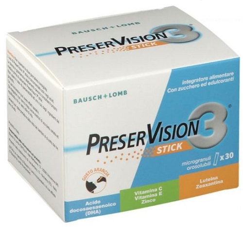 PRESERVISION 3 30 STICK OROSOLUBILI DA 2 G - Farmacia Murachelli Di Putelli dr. Giovanni